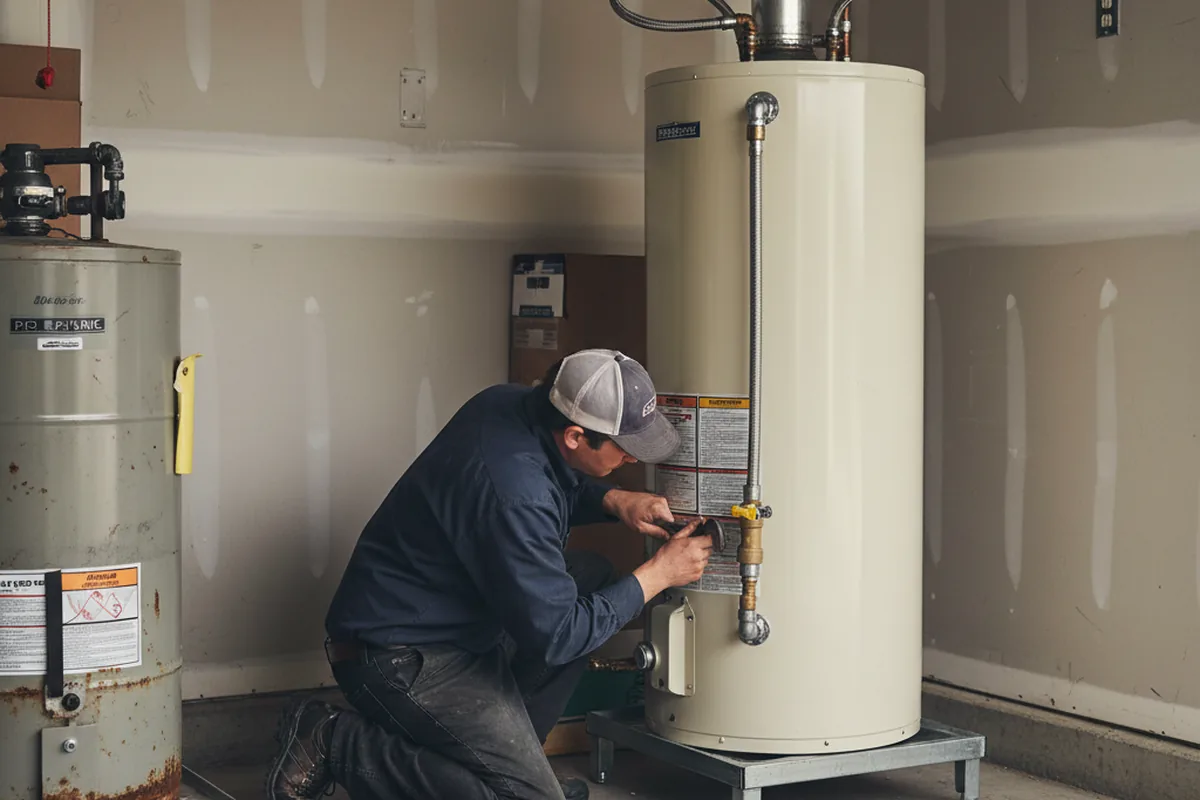 Water heater and shutoff valve replacement in Tybee Island